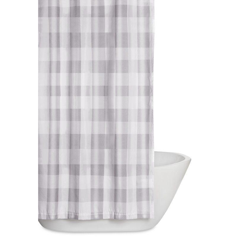 Truly Soft Plaid Shower Curtain & Reviews Wayfair
